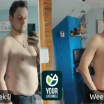 een foto van een client (Dylan) zoals hij er uit ziet na de personal training bij yourlifecircle.