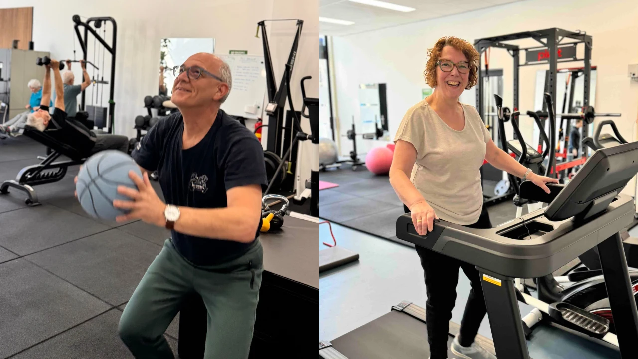 Andre en Margriet apart van elkaar in actie